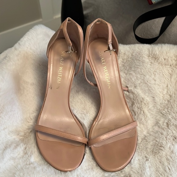 Stuart weitzman nude strappy heels - Picture 1 of 5